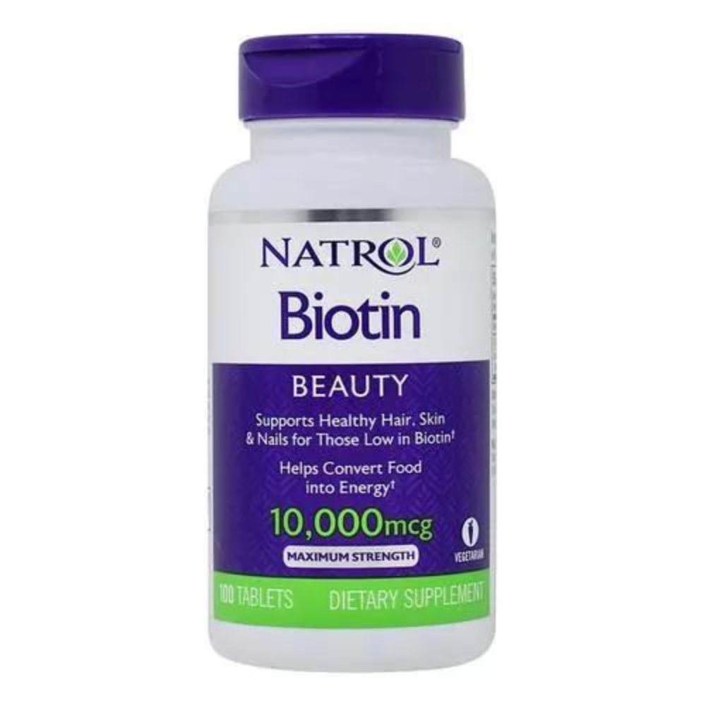 Natrol Biotin 10000 mcg 100 viên - Dưỡng tóc