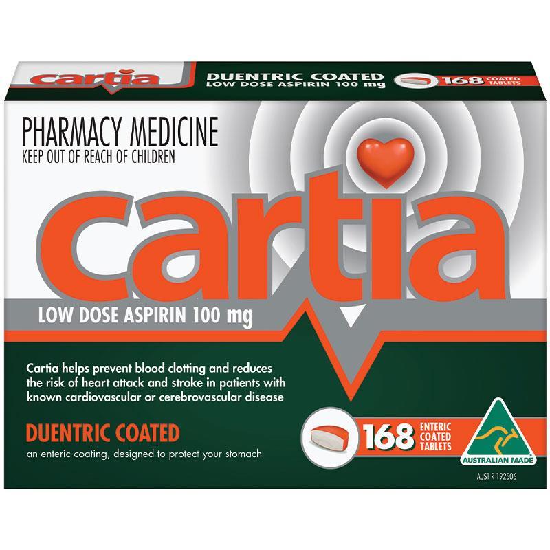 Cartia 168v - Chống đột quỵ