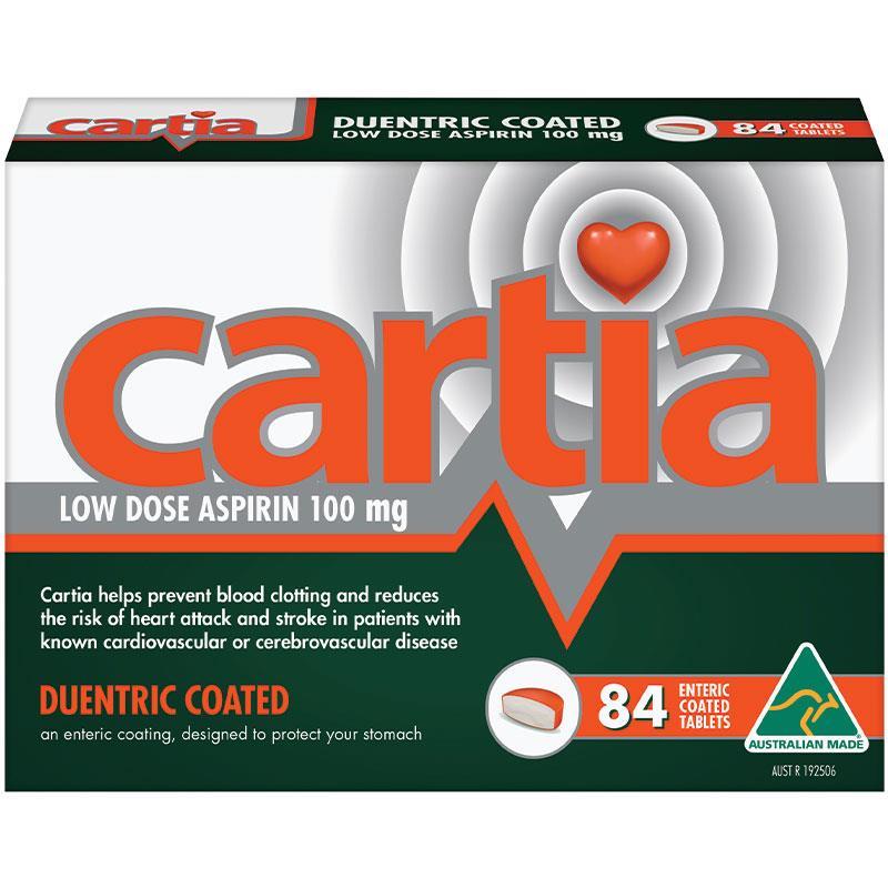 Cartia 84v - Chống đột quỵ