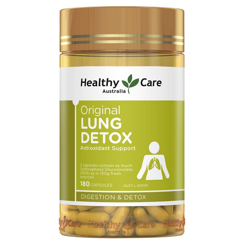 Healthy Care giải độc phổi 180 viên