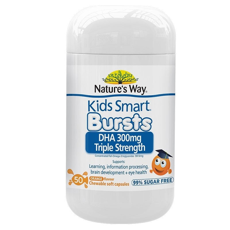 Nature's Way-Kids Smart DHA 300mg 50 viên cho bé từ 1 tuổi