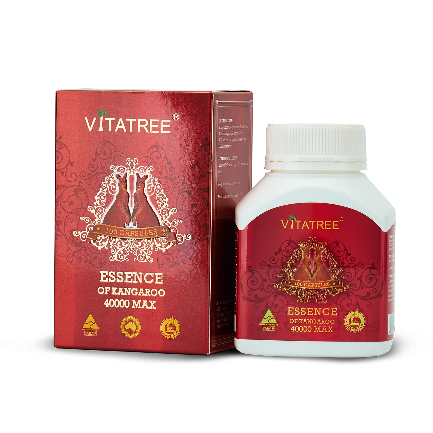 Vitatree Essence of Kangaroo 40000 max 100 Viên - Tăng cường sinh lực đàn ông