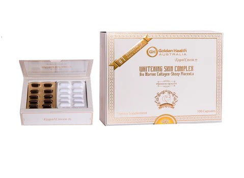 Golden Health Whitening Complex (50 viên nhau thai cừu + 50 viên Collagen)