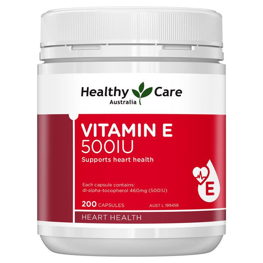 Healthy Care Vitamin E 500IU 200 Viên - Bổ Sung Vitamin E