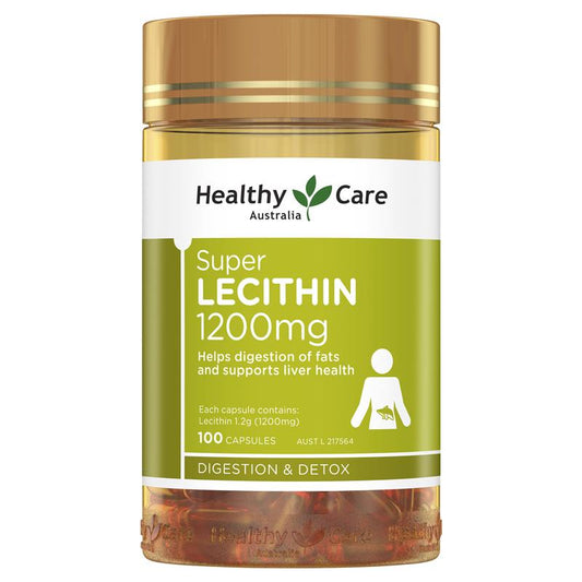 Healthy Care Lecithin 1200mg 100 Viên - Mầm đậu nành