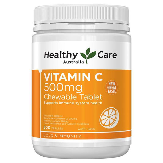 Healthy Care Vitamin C 500mg 500 viên - Bổ Sung Vitamin C 500mg
