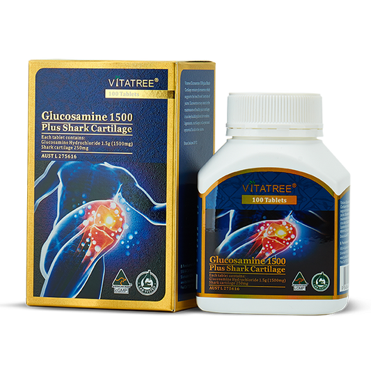 Vitatree Glucosamine 1500 plus Shark Cartilage 250mg 100 viên