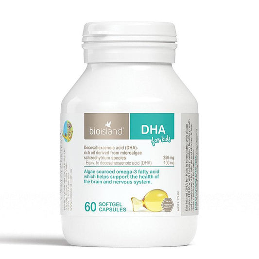 Bio Island DHA For Kids 60 viên - Bổ sung DHA cho bé từ 7 tháng tuổi