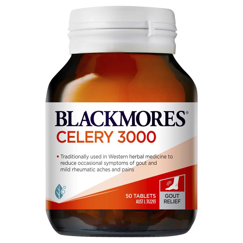 Blackmores Celery 50 viên - Trị Gout