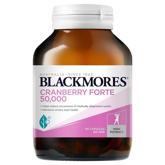 Blackmores Cranberry Forte 50000mg 90 viên - Hỗ trợ điều trị đường tiết niệu, bàng quang