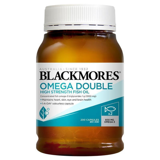 Blackmores Omega Double High Strength Fish Oil 200 - Dầu cá