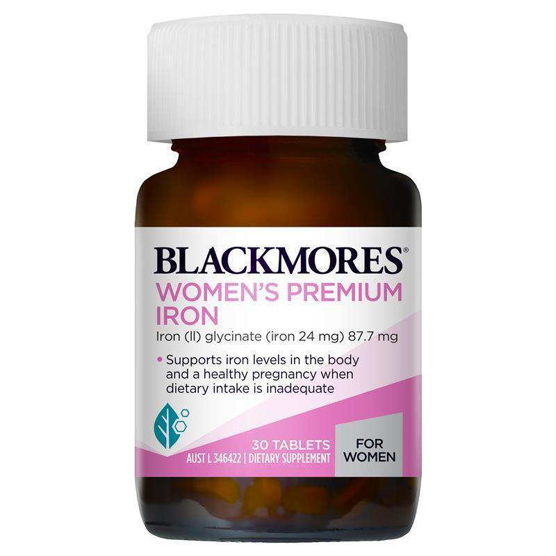Blackmores sắt bầu 30 viên