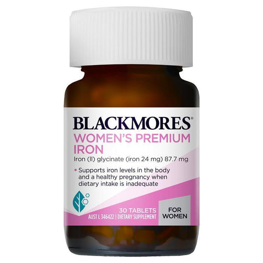 Blackmores sắt bầu 30 viên