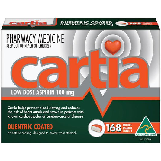 Cartia 168v - Chống đột quỵ