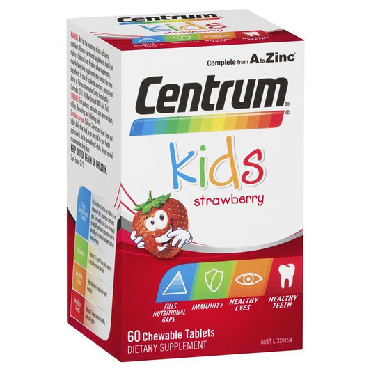 Centrum Kids Multivitamin 60 Viên - Multivitamin Cho Bé Từ 3 Tuổi