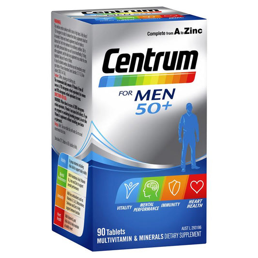 Centrum For Men 50+ - Vitamin tổng hợp cho nam 50+