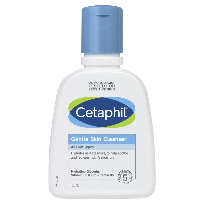 Cetaphil Gentle Skin Cleanser for Face & Body 125mL