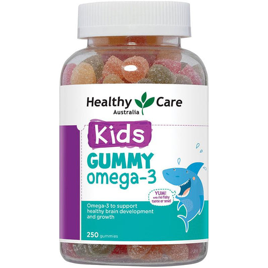 Healthy Care kẹo dẻo Omega 3 250 viên cho bé trên 2 tuổi