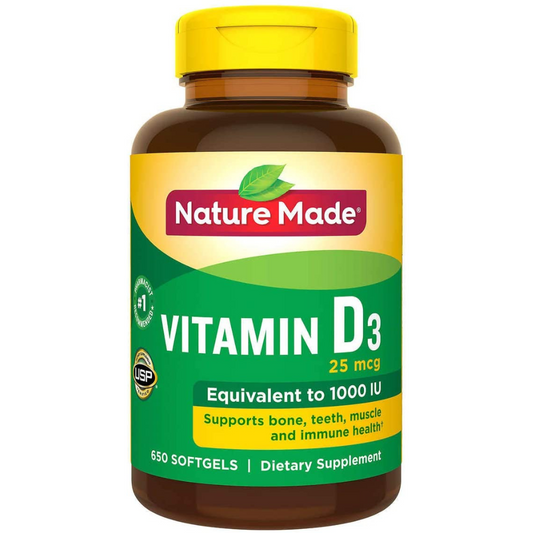 Nature Made Vitamin D3 1000IU 650 viên