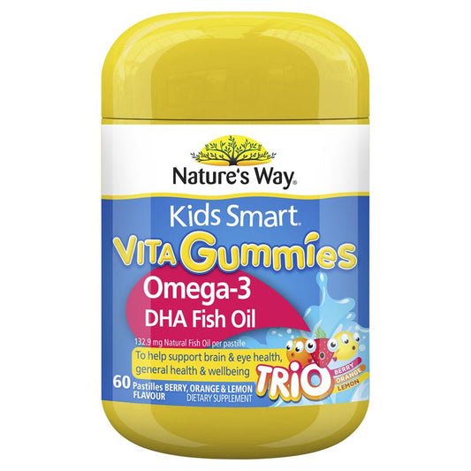 Nature's Way kẹo dẻo omega 3 + DHA cho bé trên 2 tuổi