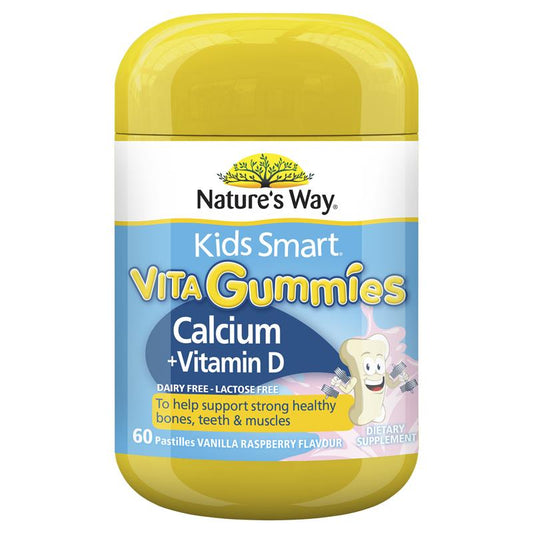 Nature's Way kẹo dẻo Calcium + Vitamin D 60 viên cho bé từ 2 tuổi