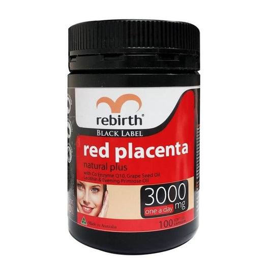 Rebirth nhau thai cừu đỏ 3000mg 100 viên