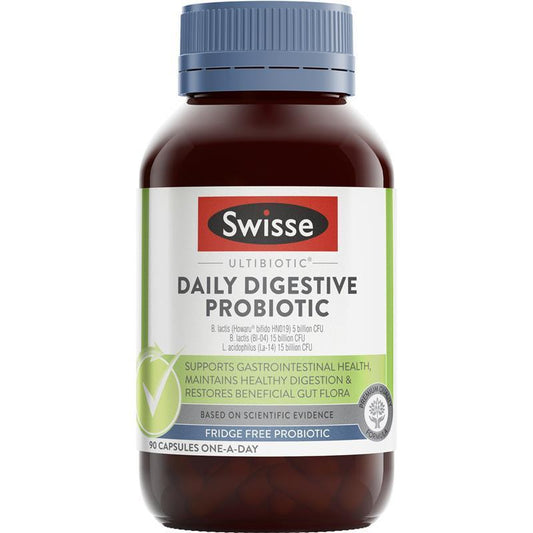 Swisse Ultibiotic Daily Digestive Probiotic 90 viên - Hỗ trợ tiêu hóa