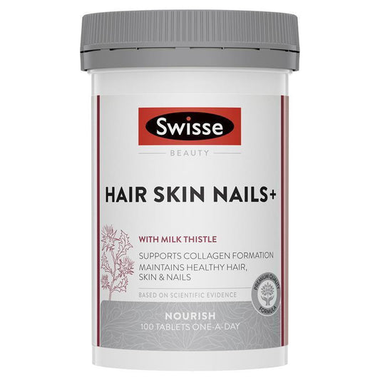 Swisse Ultiboost Hair Skin Nails+ 100 viên - Hỗ trợ tóc móng và da