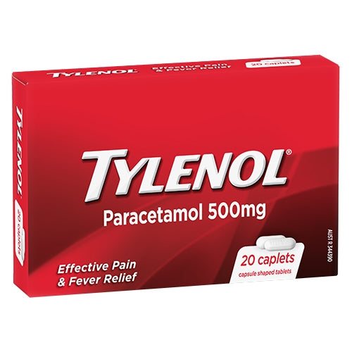 Tylenol 500mg Paracetamol 20 viên
