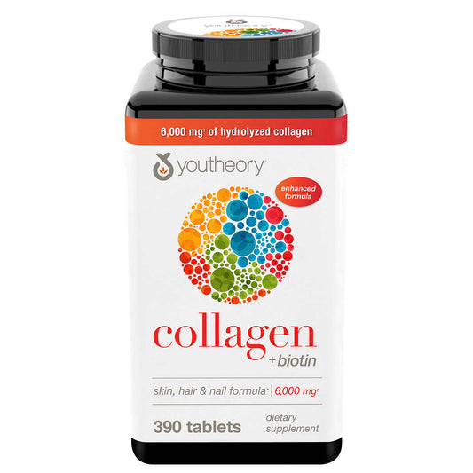 Youtheory Collagen + Biotin 390 viên